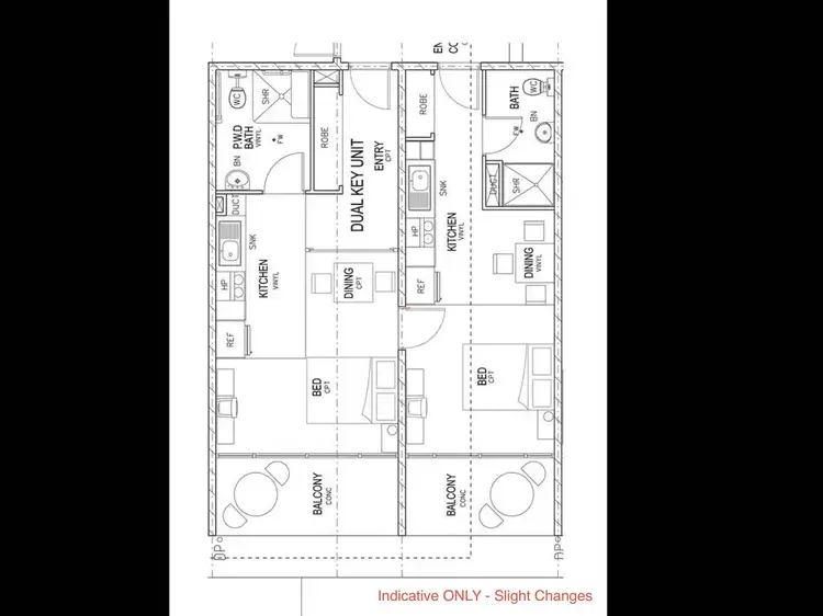 Floorplan of Homely apartment listing, 19/14 Ferry Road, West End QLD 4101