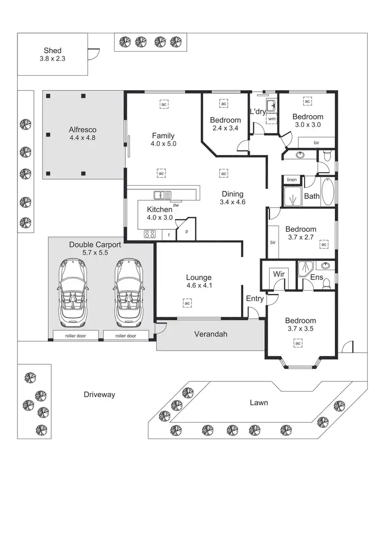 Floorplan of Homely house listing, 58 Ninth Avenue, Woodville North SA 5012