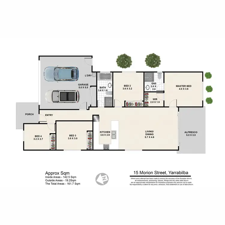 Floorplan of Homely house listing, 5 Morion Street, Yarrabilba QLD 4207