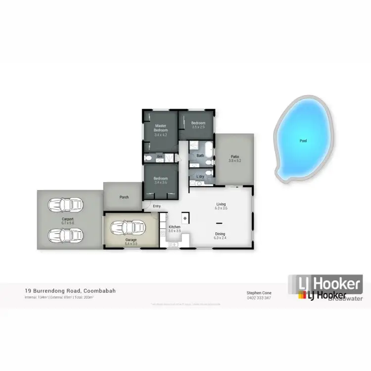 Floorplan of Homely house listing, 19 Burrendong Road, Coombabah QLD 4216