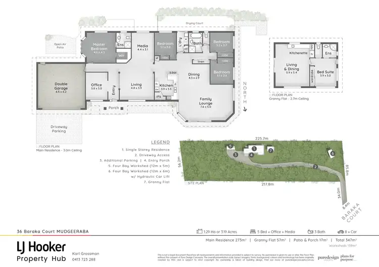 Floorplan of Homely house listing, 36 Baraka Court, Mudgeeraba QLD 4213