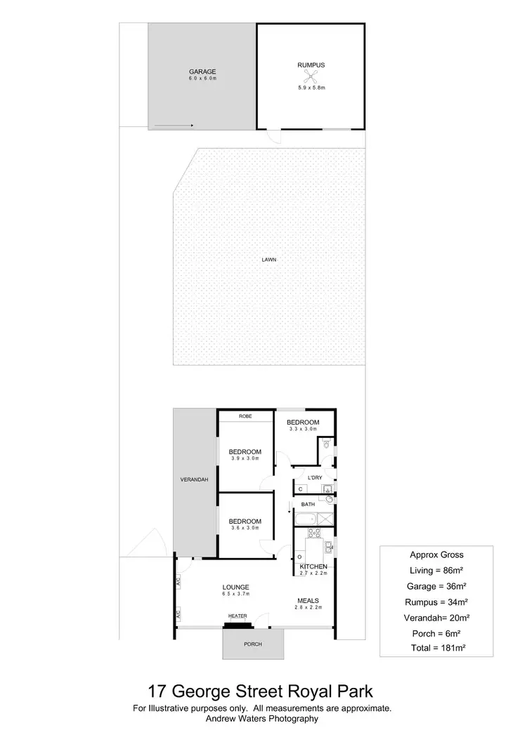 Floorplan of Homely house listing, 17 George Street, Royal Park SA 5014
