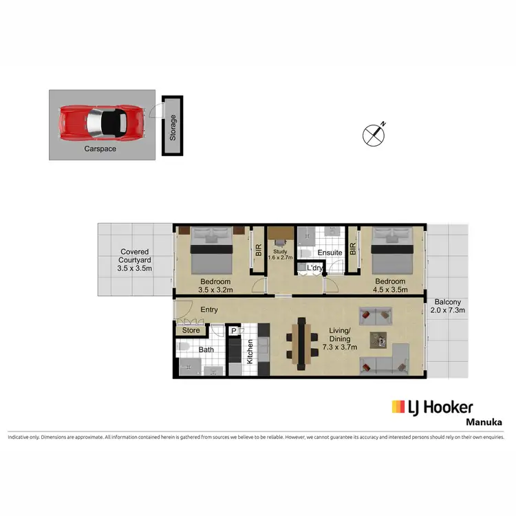 Floorplan of Homely apartment listing, 10/111 Canberra Avenue, Griffith ACT 2603