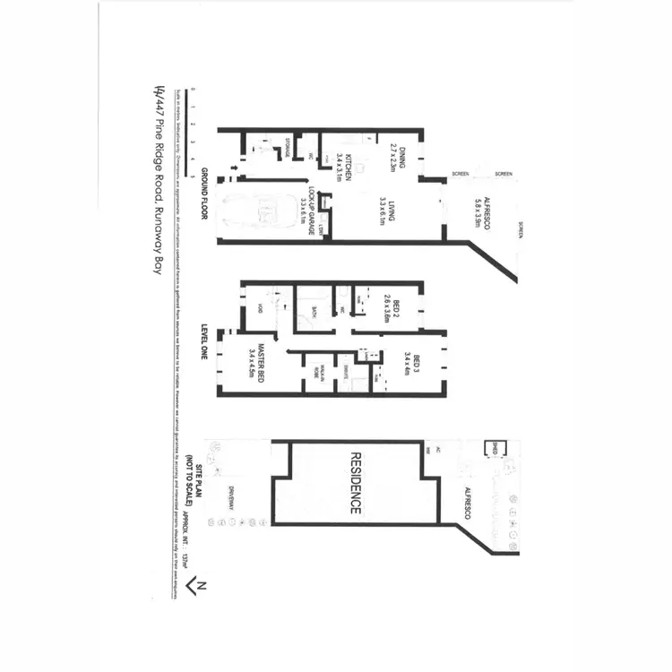 Floorplan of Homely townhouse listing, 17/447 Pine Ridge Road, Runaway Bay QLD 4216