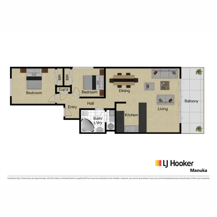 Floorplan of Homely unit listing, 41/43 Ijong Street, Braddon ACT 2612