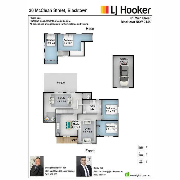 Floorplan of Homely house listing, 36 McClean Street, Blacktown NSW 2148