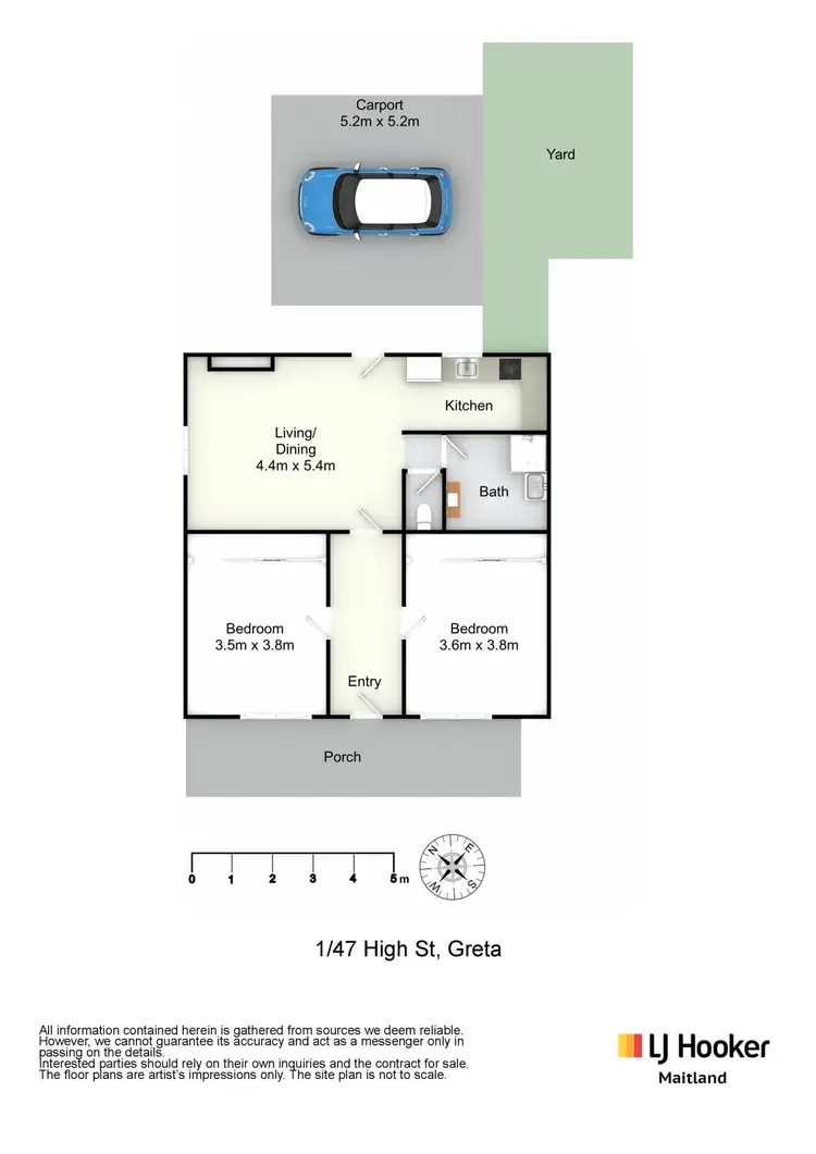 Floorplan of Homely house listing, 1/47 High Street, Greta NSW 2334