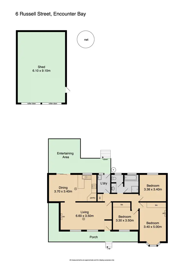 Floorplan of Homely house listing, 6 Russell Street, Encounter Bay SA 5211