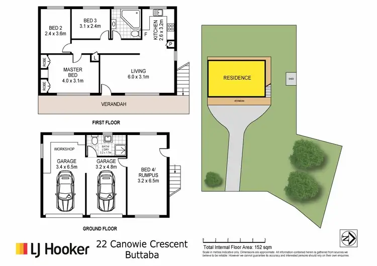 Floorplan of Homely house listing, 22 Canowie Crescent, Buttaba NSW 2283