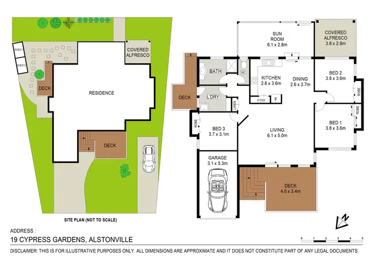 Floorplan of Homely unit listing, Unit 19/187b Ballina Road (Cypress Gardens), Alstonville NSW 2477