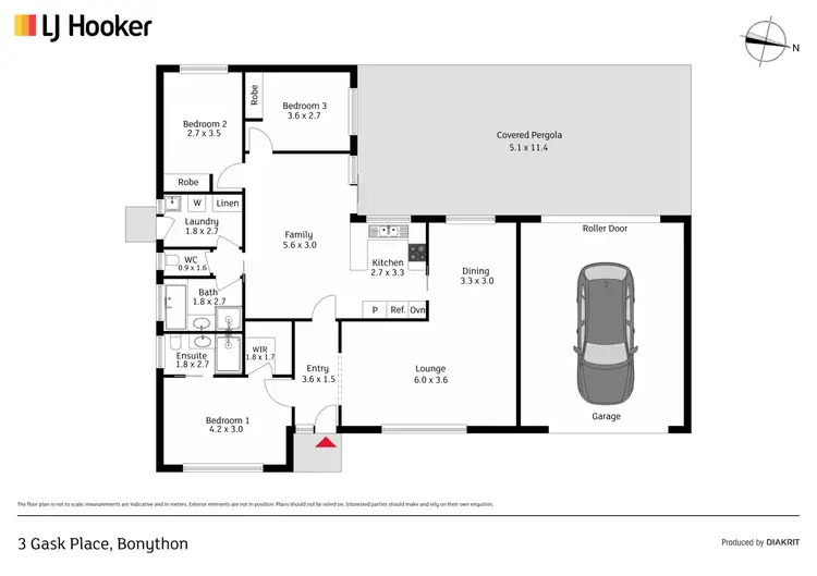 Floorplan of Homely house listing, 3 Gask Place, Bonython ACT 2905