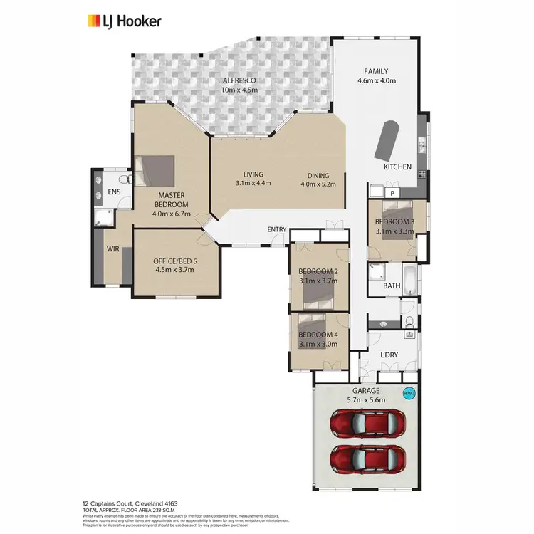 Floorplan of Homely house listing, 12 Captains Court, Raby Bay QLD 4163