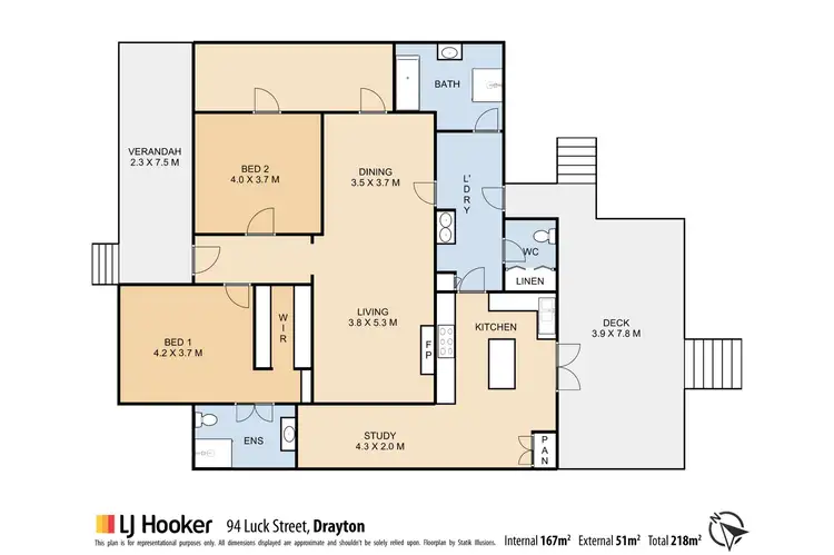 Floorplan of Homely house listing, 94 Luck Street, Drayton QLD 4350