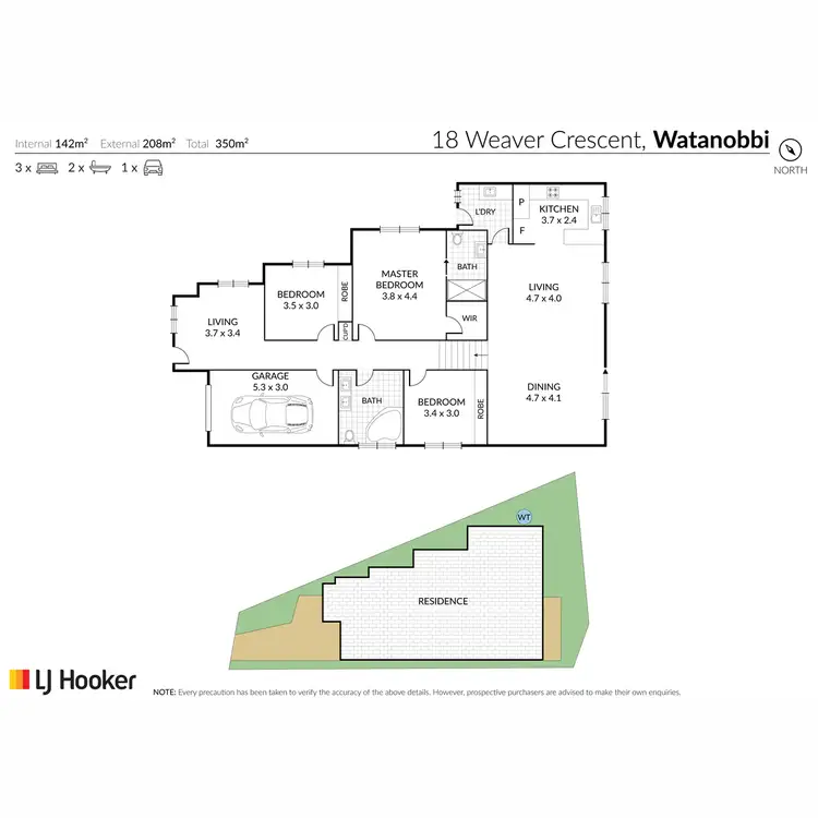 Floorplan of Homely house listing, 18 Weaver Crescent, Watanobbi NSW 2259