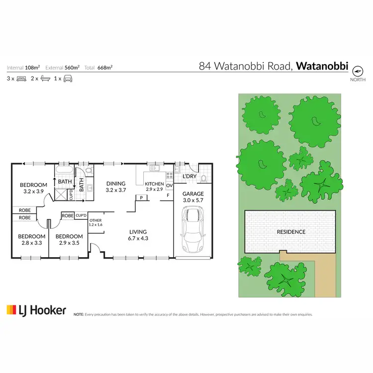 Floorplan of Homely house listing, 84 Watanobbi Road, Watanobbi NSW 2259