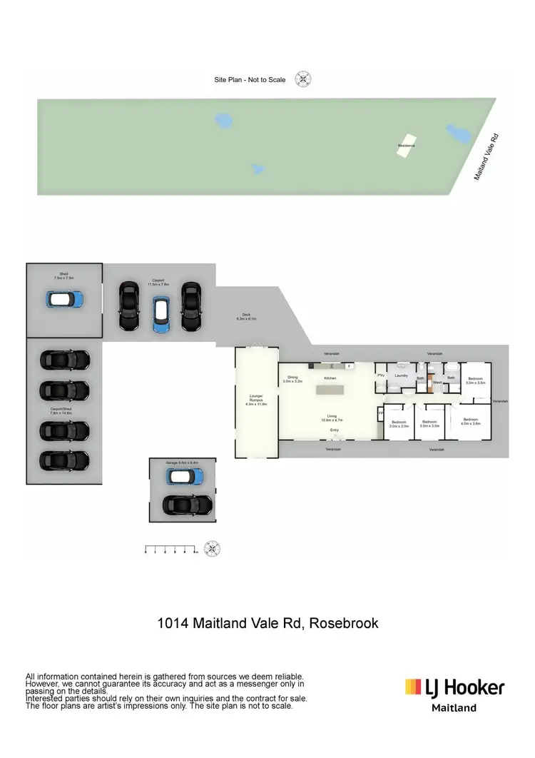 Floorplan of Homely house listing, 1014 Maitland Vale Road, Rosebrook NSW 2320