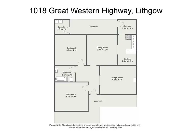 Floorplan of Homely house listing, 1018 Great Western Highway, Lithgow NSW 2790