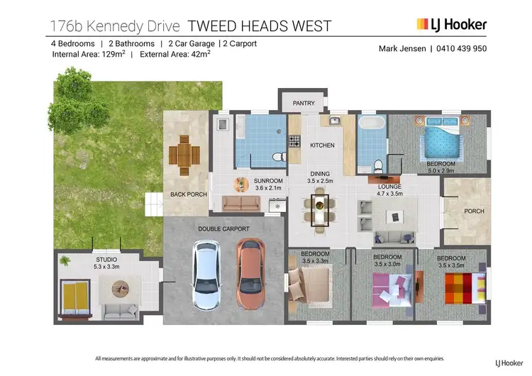 Floorplan of Homely house listing, 176B Kennedy Drive, Tweed Heads West NSW 2485