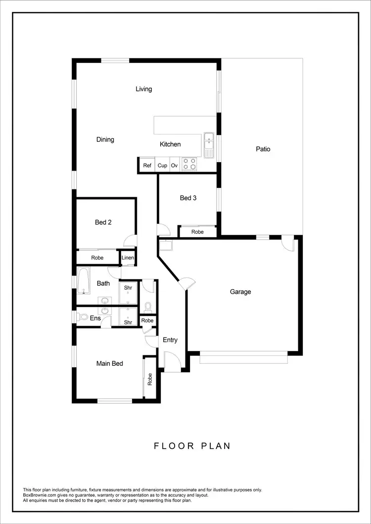 Floorplan of Homely house listing, 16 Susan Godfrey Drive, Windaroo QLD 4207