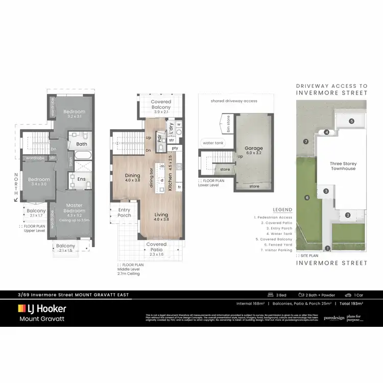 Floorplan of Homely townhouse listing, 3/69 Invermore Street, Mount Gravatt East QLD 4122