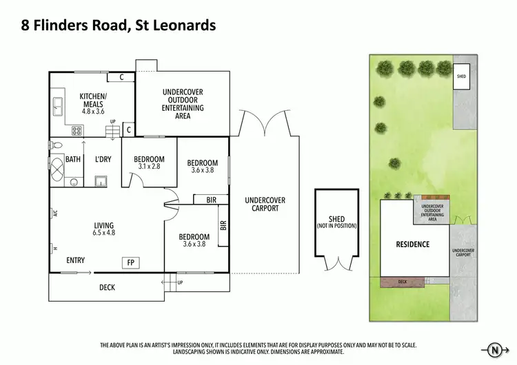 Floorplan of Homely house listing, 8 Flinders Road, St Leonards VIC 3223