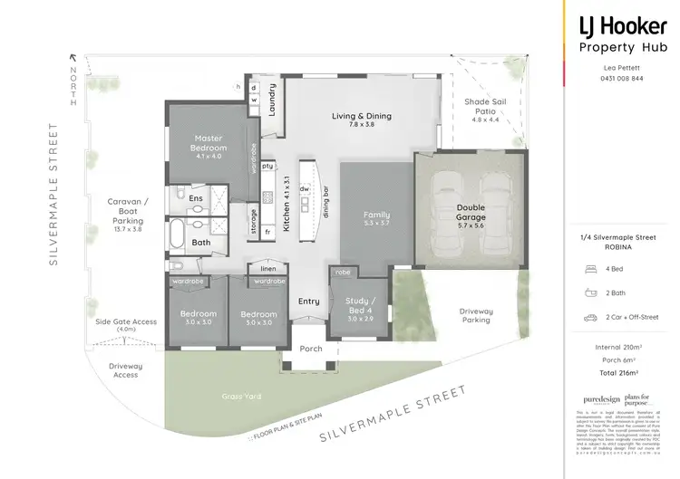 Floorplan of Homely house listing, 1/4 Silvermaple Street, Robina QLD 4226