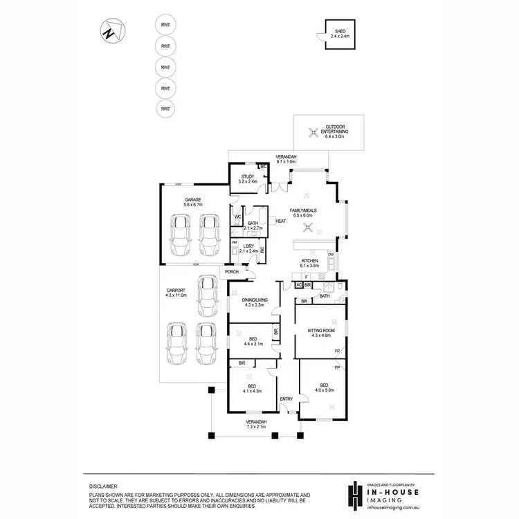 Floorplan of Homely house listing, 94 Fifth Avenue, Joslin SA 5070