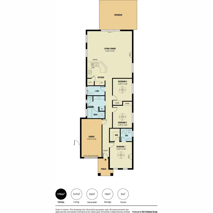 Floorplan of Homely house listing, 6 Freycinet Street, Mawson Lakes SA 5095