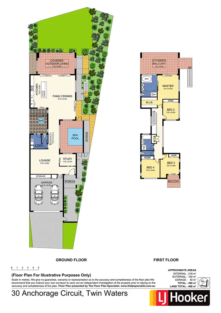 Floorplan of Homely house listing, 30 Anchorage Circuit, Twin Waters QLD 4564