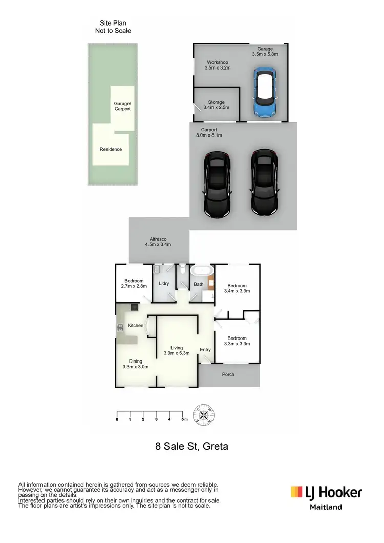 Floorplan of Homely house listing, 8 Sale Street, Greta NSW 2334
