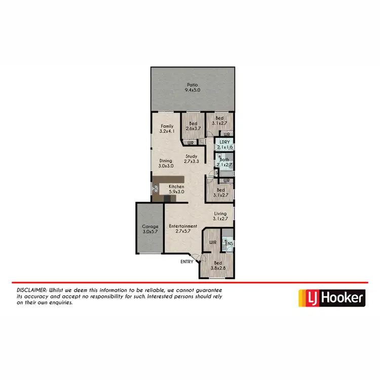 Floorplan of Homely house listing, 29b Bainbridge Crescent, Rooty Hill NSW 2766