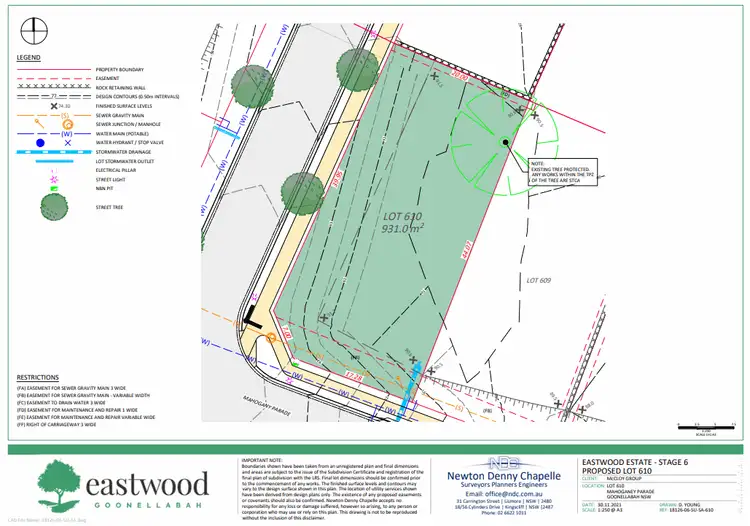 Floorplan of Homely land listing, Lot 610 Eastwood Estate, Goonellabah NSW 2480