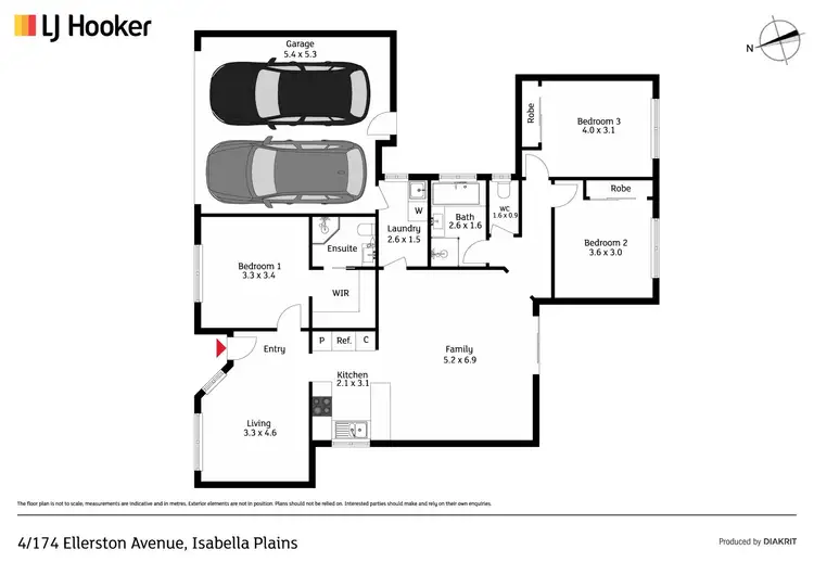 Floorplan of Homely townhouse listing, 4/174 Ellerston Avenue, Isabella Plains ACT 2905