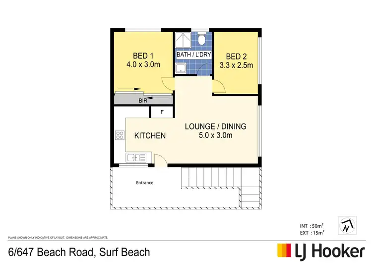 Floorplan of Homely house listing, 6/647 Beach Road, Surf Beach NSW 2536