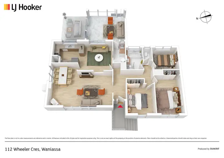 Floorplan of Homely house listing, 112 Wheeler Crescent, Wanniassa ACT 2903