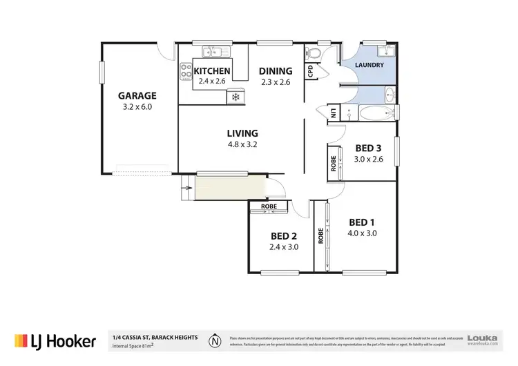 Floorplan of Homely house listing, 1/4 Cassia Street, Barrack Heights NSW 2528