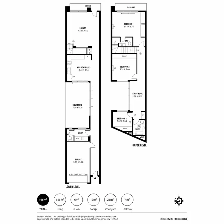 Floorplan of Homely townhouse listing, 8 Waterford Circuit, Lightsview SA 5085