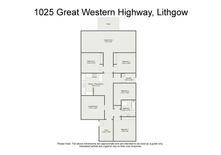 Floorplan of Homely house listing, 1025 Great Western Highway, Lithgow NSW 2790
