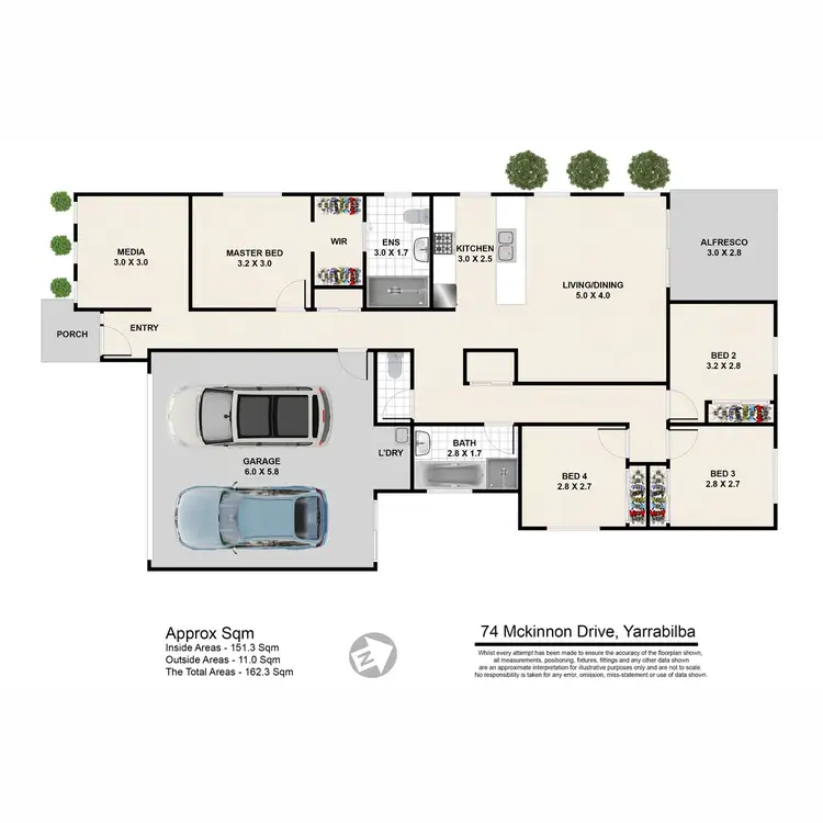 Floorplan of Homely house listing, 74 McKinnon Drive, Yarrabilba QLD 4207