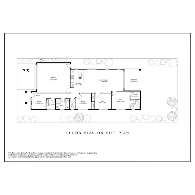 Floorplan of Homely house listing, 8 Postema Drive, Point Cook VIC 3030