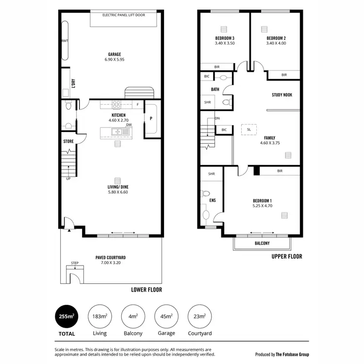 Floorplan of Homely townhouse listing, 6/1 Cleland Avenue, Unley SA 5061