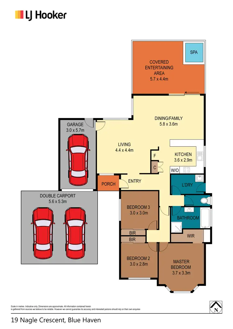 Floorplan of Homely house listing, 19 Nagle Crescent, Blue Haven NSW 2262