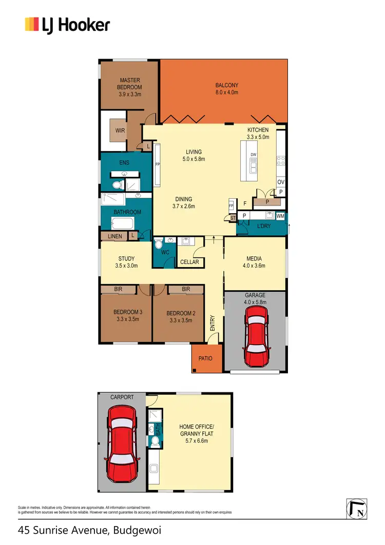 Floorplan of Homely house listing, 45 Sunrise Avenue, Budgewoi NSW 2262