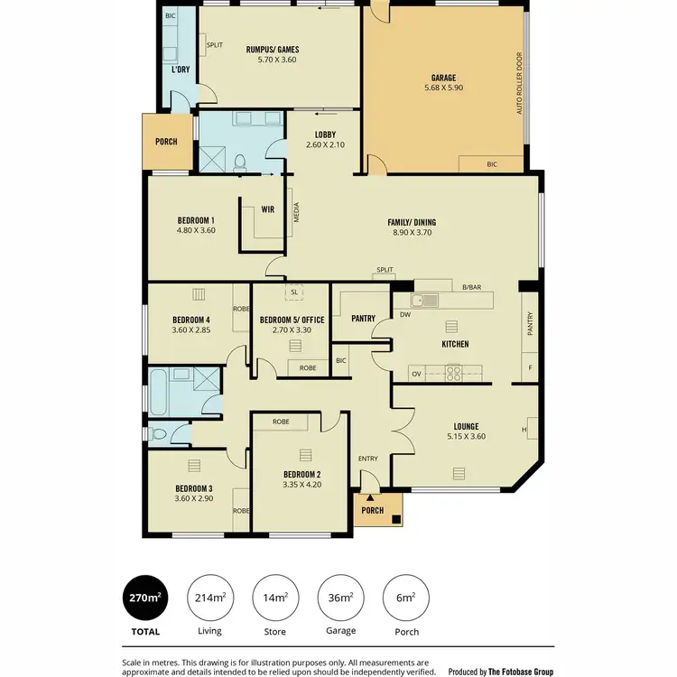 Floorplan of Homely house listing, 1/39 Catalina Avenue, Parafield Gardens SA 5107