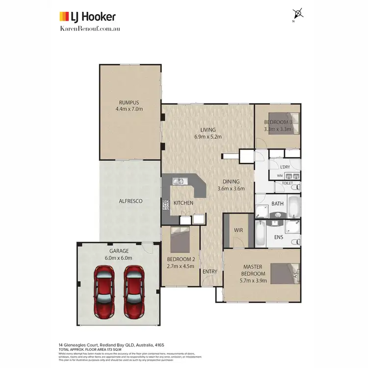 Floorplan of Homely house listing, 14 Gleneagles Court, Redland Bay QLD 4165