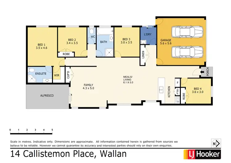 Floorplan of Homely house listing, 14 Callistemon Place, Wallan VIC 3756