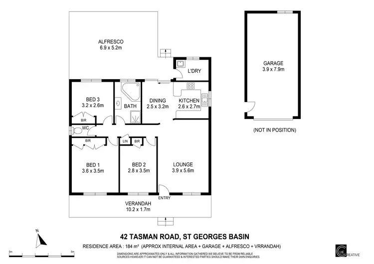 Floorplan of Homely house listing, 42 Tasman Road, St Georges Basin NSW 2540
