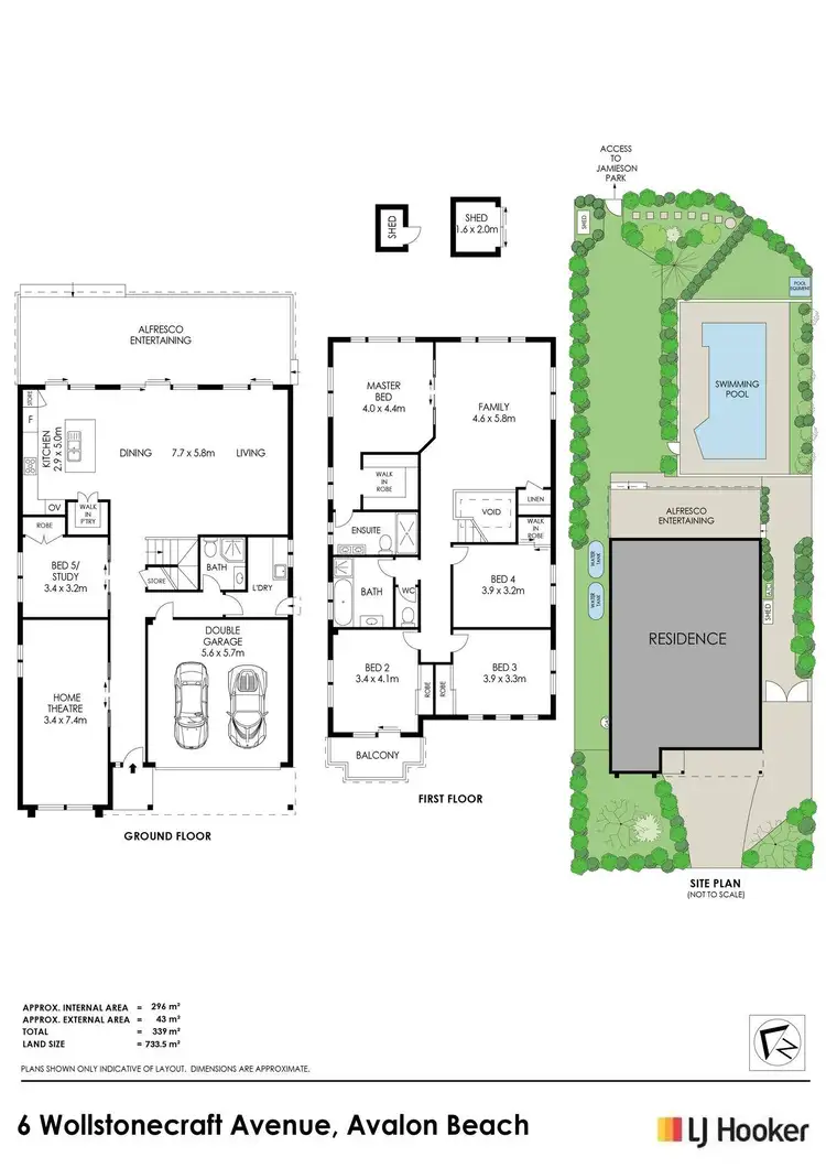Floorplan of Homely house listing, 6 Wollstonecraft Avenue, Avalon Beach NSW 2107