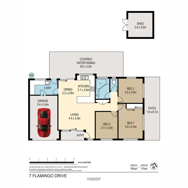 Floorplan of Homely house listing, 7 Flamingo Drive, Albany Creek QLD 4035
