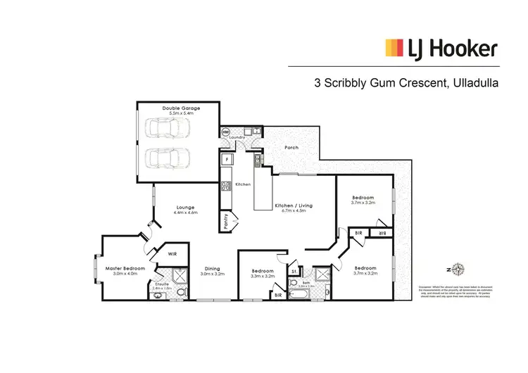 Floorplan of Homely house listing, 3 Scribbly Gum Crescent, Ulladulla NSW 2539